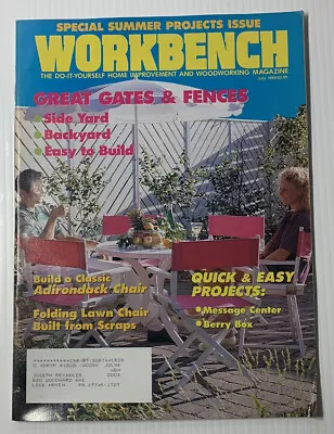 Workbench Magazine Vintage Woodworking Home Improvement 90s July 1993 • $9.99