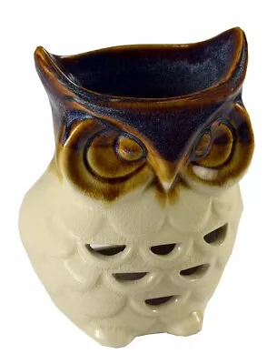 £9.69 • Buy Large Owl Oil Burner Tealight Holder Ceramic Wax Melt Simmering Granules Burner