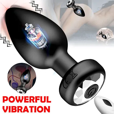 Thrusting Anal Butt Plug Dildo Vibrator Prostate Massager Sex Toys For Men Women • $12.99