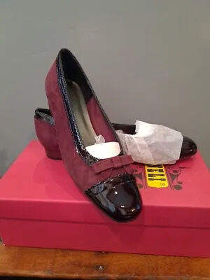 Vaneli 6.5  Flavia  Wine Suede Italian Leather Slip On Shoes Size 6.5 • $39.77