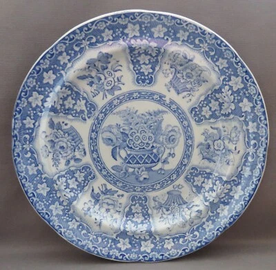 £30 • Buy Antique Pearlware Spode Blue & White Filigree Pattern Dinner Plate 1  C1825