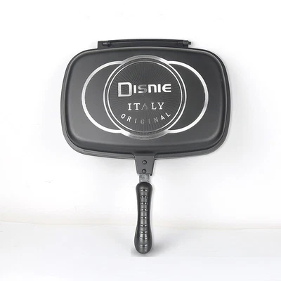 £22.89 • Buy Die-Cast Double Sided Grill Frying Pan Magic Foldable Flipping Griddle Side