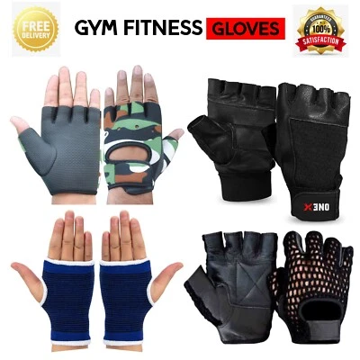 £4.99 • Buy ONEX Weight Lifting Gloves Gym Bodybuilding Fitness Workout Training Wrist Strap