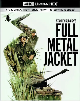 Full Metal Jacket [New 4K UHD Blu-ray] With Blu-Ray 4K Mastering 2 Pack • $25.82