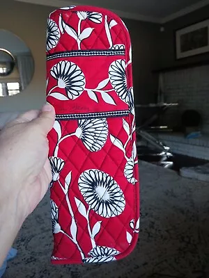 Vera Bradley Curling Flat Iron  Holder Sleeve Black Red And White  NWOT • $15.19