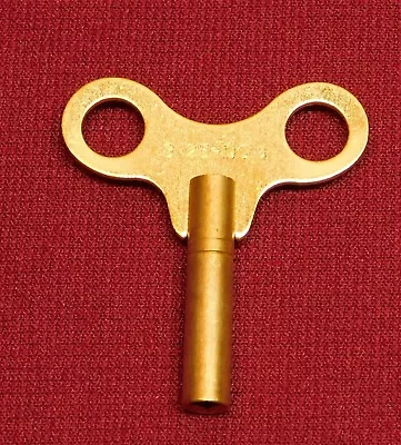 Clock Winding Key Brass NEW 3.25 Mm Size Number 4 Fits Antique Vintage Clocks • $4.14