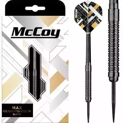 £3.45 • Buy Tungsten Darts Set 22g 24g 26g Grams 90% McCoy Max Black
