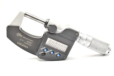 Mitutoyo Friction Thimble Digital Outside Micrometer 0-1  Range .0005  IP65 • $75