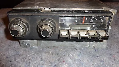$120 • Buy 1970 1971 1972 73 Chrysler Imperial Am/fm Radio 3501504 Console Cassette Player