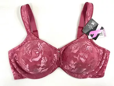 NWT Wacoal 40D Awareness Full Figure Seamless Underwire Bra 85567 Rose Wine • $35.14