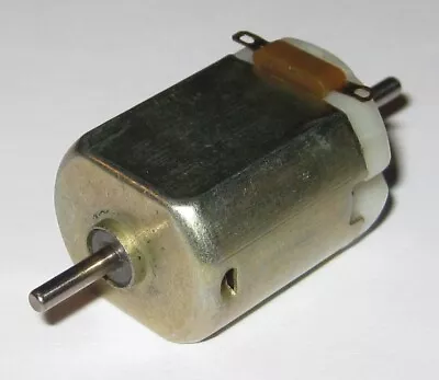 130 Size DC Dual Shaft High Speed Motor - 3 VDC - 15000 RPM - 2mm Shafts • $6.95