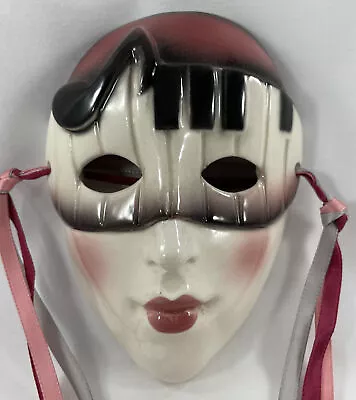 Vintage Clay Art SF Piano Music Ceramic Wall Mask • $29.99