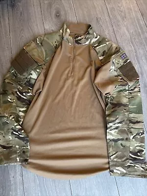 British Army DESERT MTP UBACS UNDER BODY ARMOUR COMBAT SHIRT SIZE MEDIUM. • £15