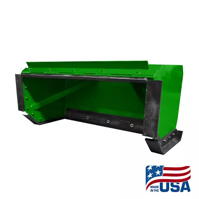 5' Skid Steer Snow Pusher Box/back Drag/bobcat/kubota/quick Attach/free Shipping • $2000