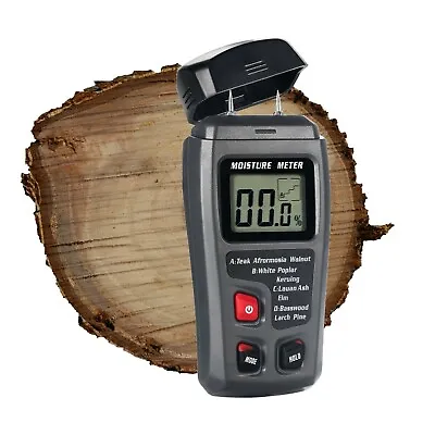 Digital LCD Wood Moisture Meter Detector Tester Wood Firewood Paper Cardboard • $13.49