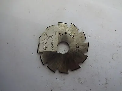 48DP 50T 14 1/2 Degree Involute Gear Cutter 13/32  Bore • £21.60