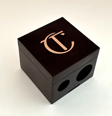 Charlotte Tilbury Double Cube Pencil Sharpener Rose Gold And Night Crimson • $9.50