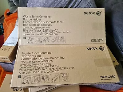 2 X  Xerox 008R12990 Waste Toner Container DocuColor 240 250 260 C75 Vat Inc • £24.99