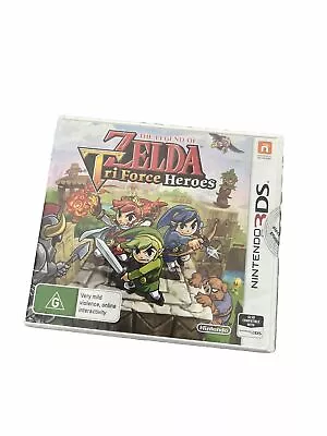Nintendo 3DS 2DS The Legend Of Zelda Tri Force Heroes Video Game AU Release VGC • $50