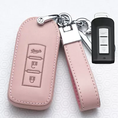 Remote Key Case For Mitsubishi ASX Lancer-ex Outlander Colt Key Fob Cover Pink • $17.37