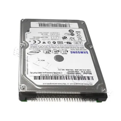 160 GB Samsung HM160HC IDE PATA 5400 RPM 8MB Laptop 2.5  Hard Drive • £11.99