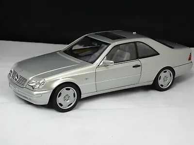 Mercedes Benz S600 Coupe S Class C140 Silver 1986 1:18 Norev 183446 New • £95