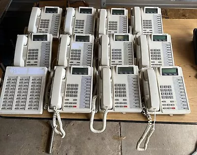 Lot Of 11 Toshiba DKT3020-SD Phone 20 Button Digital Business Phone White AS-IS • $169.95