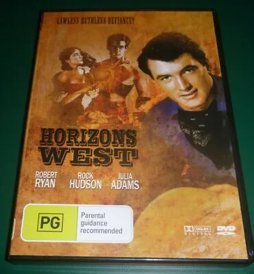 Horizons West DVD Rock Hudson Julia Adams - Region 4 Excellent Cond • $3.99