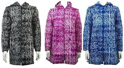 Ladies Hooded Waterproof Coat Festival Camping Raincoat By Aspiri Jacket Mac • £6.99