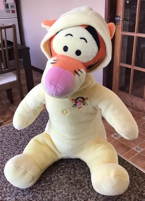 £4.50 • Buy Disney Tigger Wearing Yellow Sleepsuit All In One - Plush Soft Toy - 30cm Tall