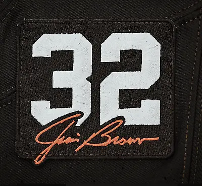 Jim Brown Patch - 32 Memorial Patch Cleveland Browns Football Jersey Patch 2023 • $14.65