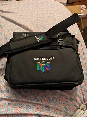 Vintage Genuine Nintendo 64 N64 System Console Padded Carrying Case Travel Bag • $59.99
