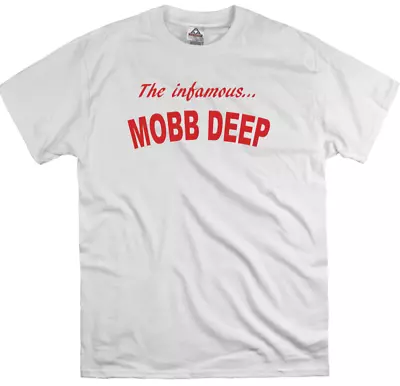 The Infamous Mobb Deep T Shirt New Retro 90s Hip Hop Rap Queensbridge 420 Music • $17.99