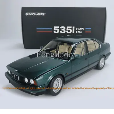 $189.90 • Buy 1:18 Scale Minichamps BMW 535i E34 1988 Metal Diecast Model Car Boys Gifts