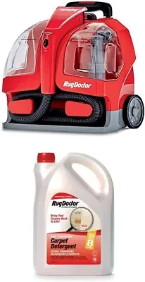 £221.73 • Buy Rug Doctor Portable Spot Cleaner, 1.9 Litre, Red/Black & Rug Doctor Carpet Dete
