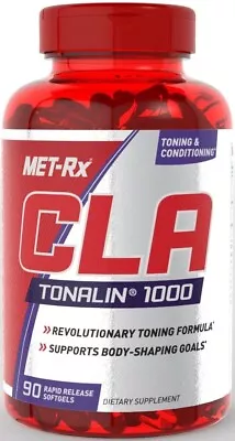 MET-Rx CLA Tonalin 1000 Supplement Capsules 90 Ct For Bodybuilding • $22.99