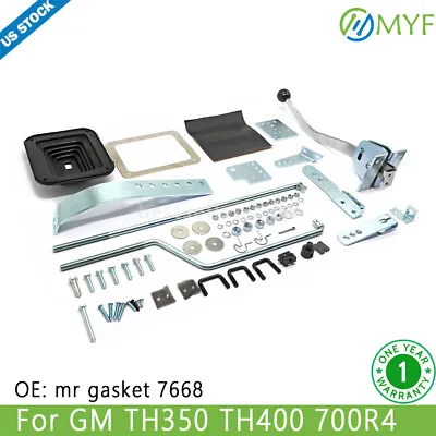 Universal Floor Shifter Conversion Kit Mr Gasket 7668 For GM TH350 TH400 700R4 • $89.99