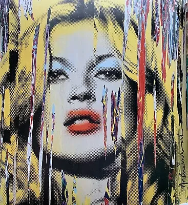 Mr. Brainwash  Kate Moss  Rare Authentic Litho Print Mbw Framed Banksy Kaws • $349.99