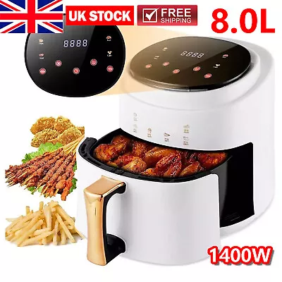 View Details 8L XL Air Fryer Cooker Ovens Low Fat Healthy Oil Free Frying Kitchen LCD Digital • 32.99£
