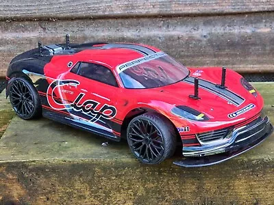 RC Drift Car Supra GT Radio Control 4WD Porsche Model 1:10 Toy 4x4 2 Speed Kids • £39