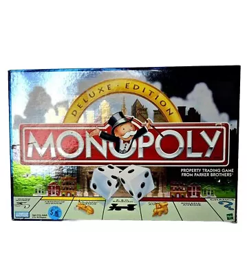 1998 Deluxe Monopoly Board Game By Parker Brothers Complete Good Condition • $31.99