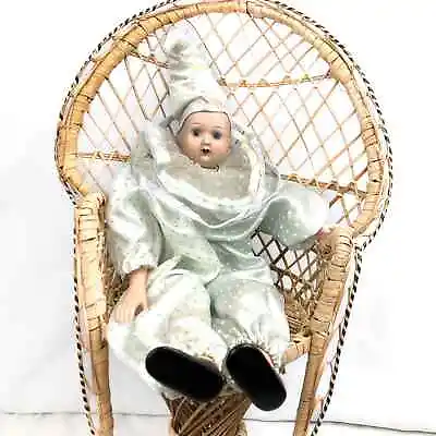 Vintage Ceramic Mime Doll With Child Face 12  • $19.99