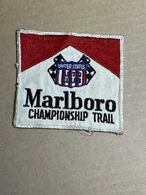 Vintage United States Auto Club MARLBORO CHAMPIONSHIP TRAIL Patch 3.75  X 3.5  • $21.95