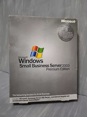 Microsoft Windows Small Business Server 2003 Premium Edition • $199
