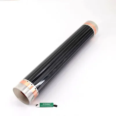 220W/m Underfloor Infrared Heating Film Kit Electric Mat Laminate Wood Floor • £18.16