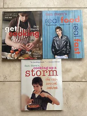 Sam Stern Cook Book Collection: Get Cooking Cooking Up A Storm Real Food. • £15