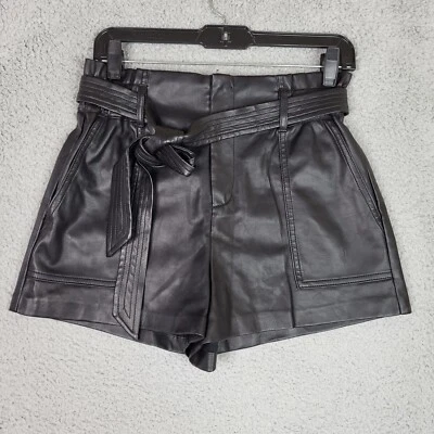 $34.99 • Buy ZARA Trafaluc Collection Women’s Faux Leather High Rise Shorts Size S