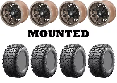 Kit 4 Maxxis Bighorn 3.0 Tires 26x9-12 On Moose 416X Bronze Wheels TER • $1327.21