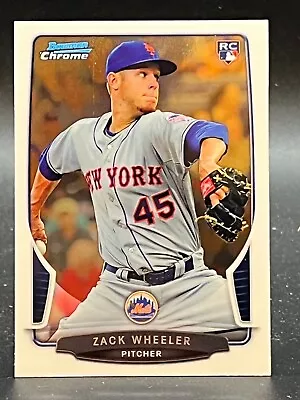 2013 Bowman Chrome #20 Zack Wheeler Mets RC • $1.50