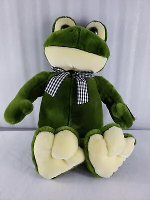 Vintage Large Frog Preferred Plush 1997 Gift  Frog Lover Nursery Animal Green • $16.99